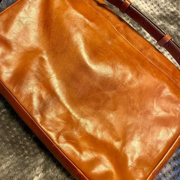 Fossil Laptop Leather Bag - Picture 3 of 8